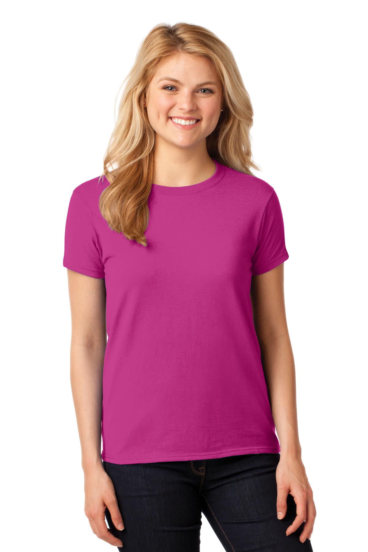 Gildan® Women's Heavy Cotton 100% Cotton T-Shirt. 5000L