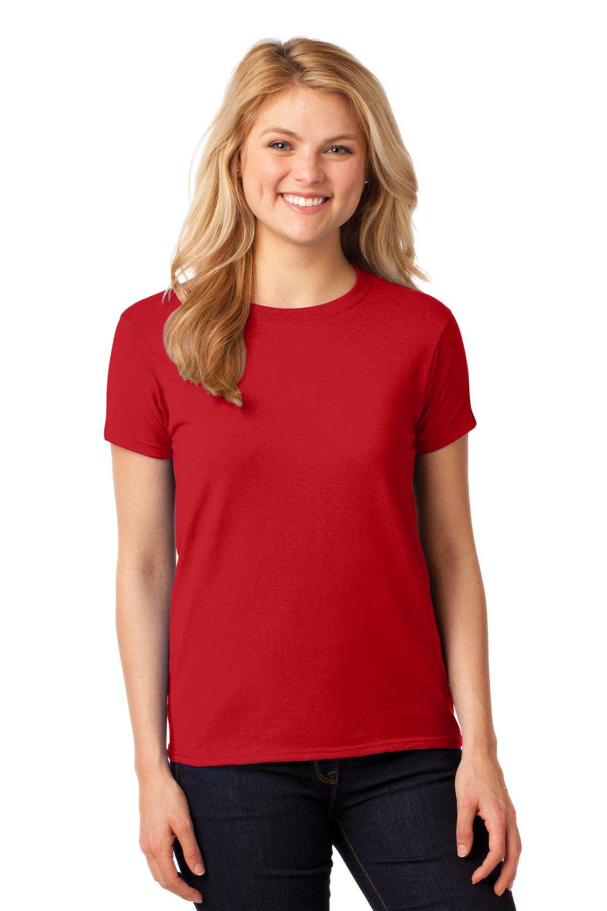 Gildan® Women's Heavy Cotton 100% Cotton T-Shirt. 5000L