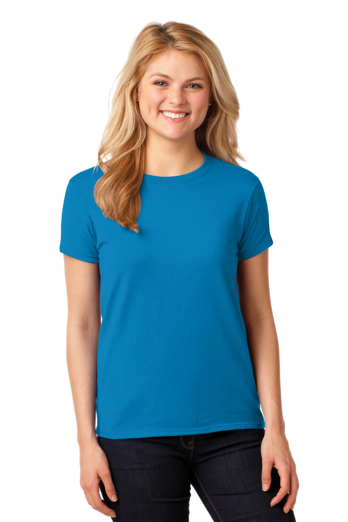 Gildan® Women's Heavy Cotton 100% Cotton T-Shirt. 5000L