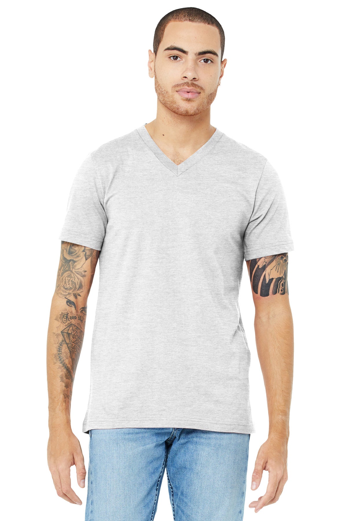 BELLA+CANVAS® Unisex Jersey Short Sleeve V-Neck Tee. BC3005