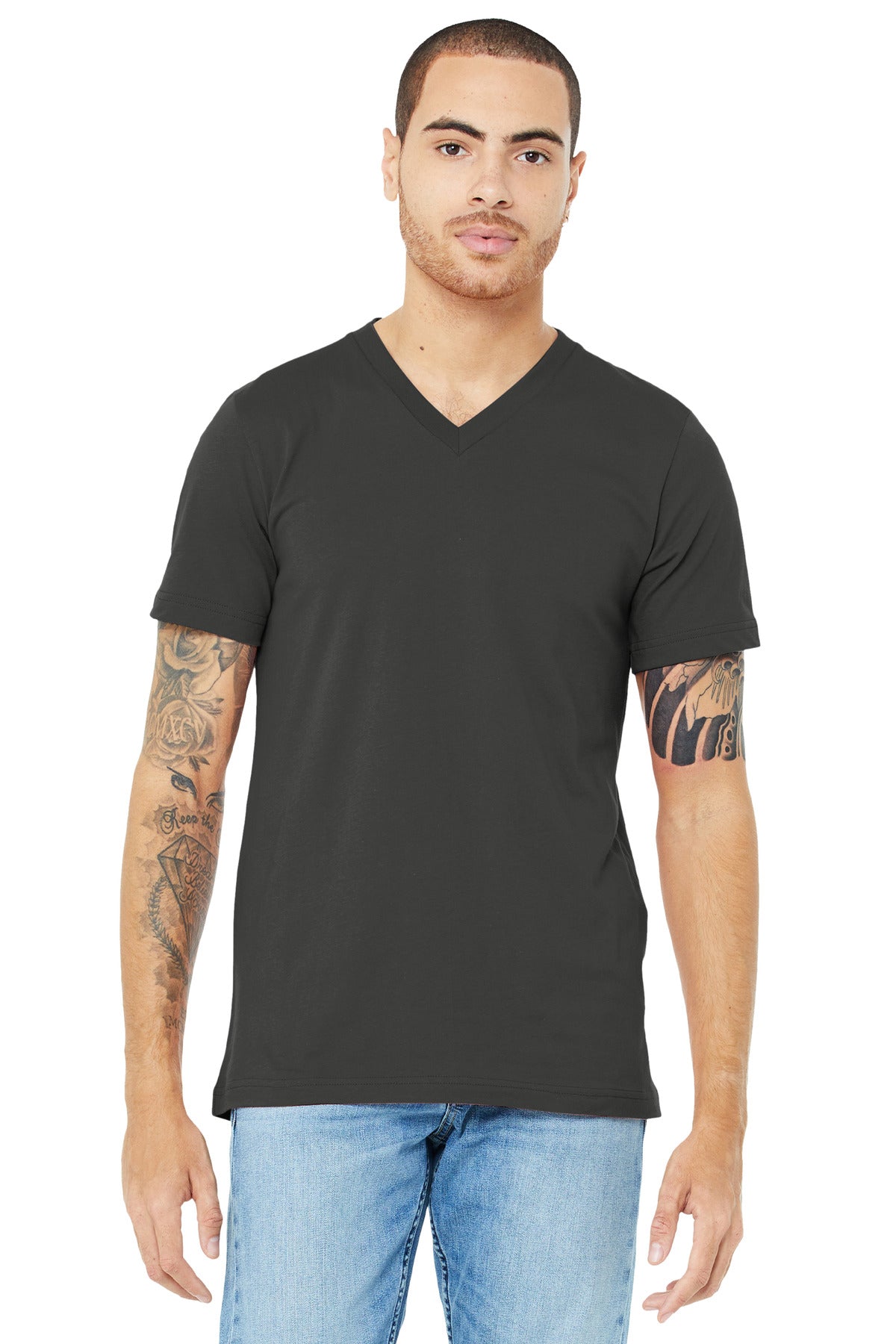 BELLA+CANVAS® Unisex Jersey Short Sleeve V-Neck Tee. BC3005