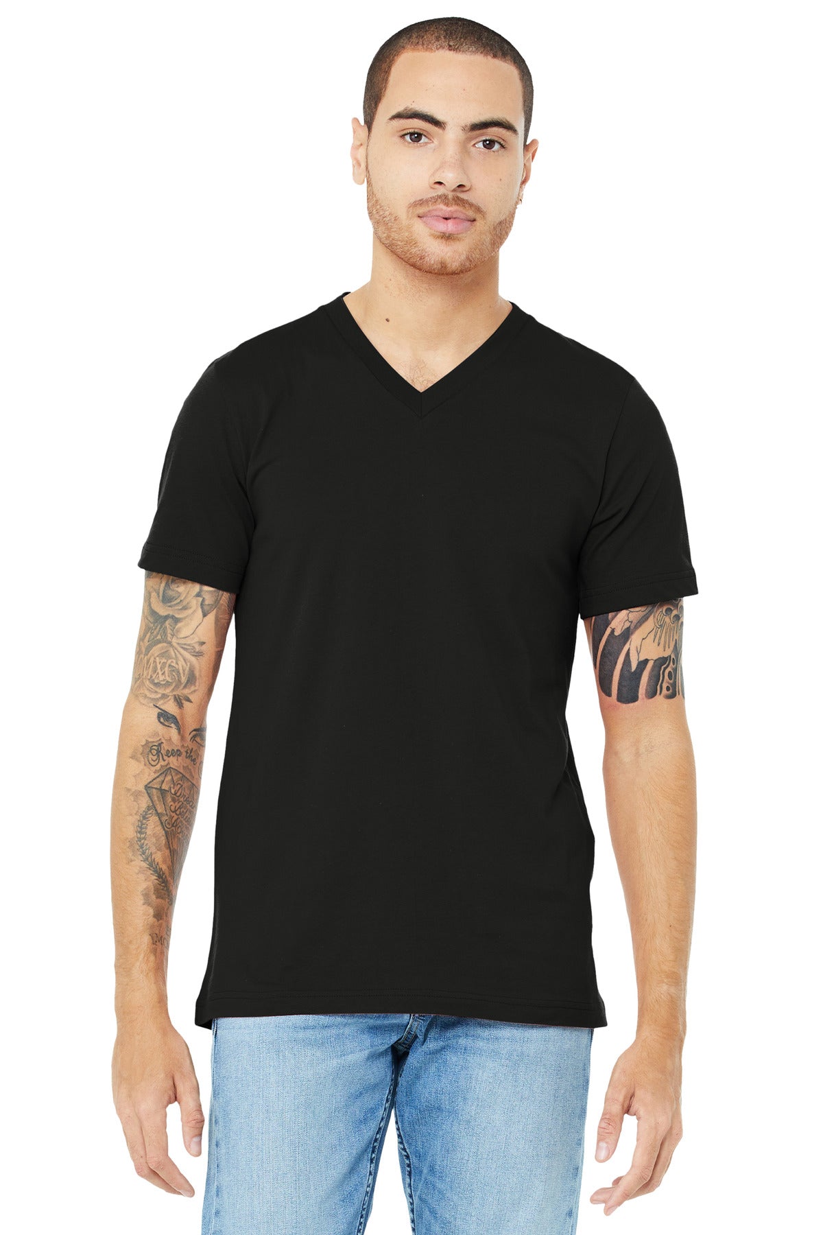 BELLA+CANVAS® Unisex Jersey Short Sleeve V-Neck Tee. BC3005