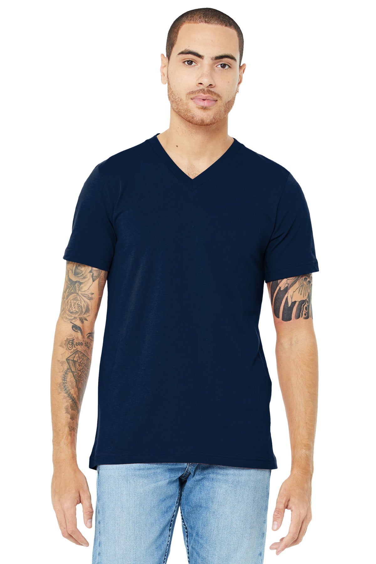BELLA+CANVAS® Unisex Jersey Short Sleeve V-Neck Tee. BC3005