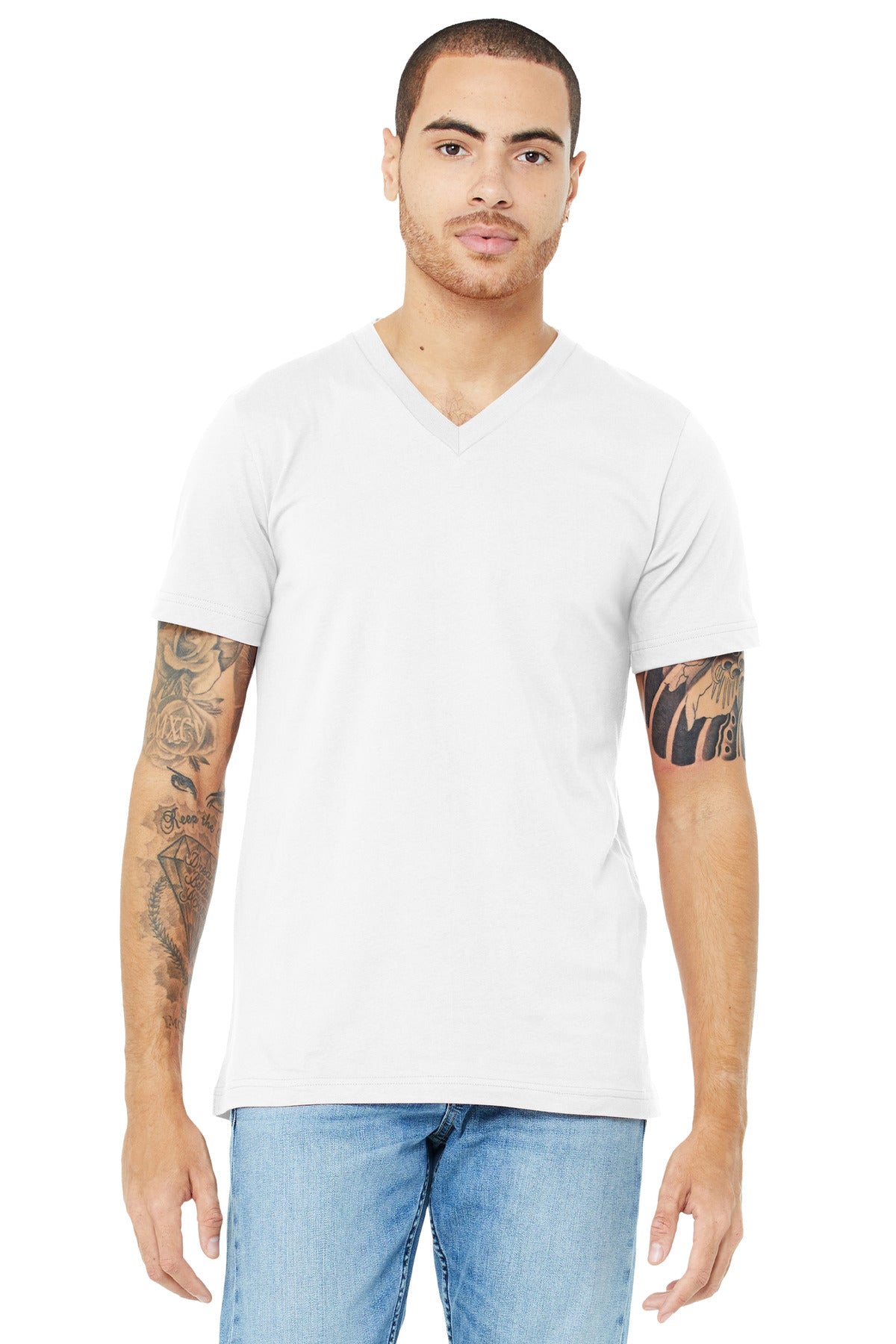 BELLA+CANVAS® Unisex Jersey Short Sleeve V-Neck Tee. BC3005
