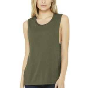 BELLA+CANVAS Â® Women’s Flowy Scoop Muscle Tank. BC8803