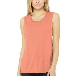 BELLA+CANVAS Â® Women’s Flowy Scoop Muscle Tank. BC8803